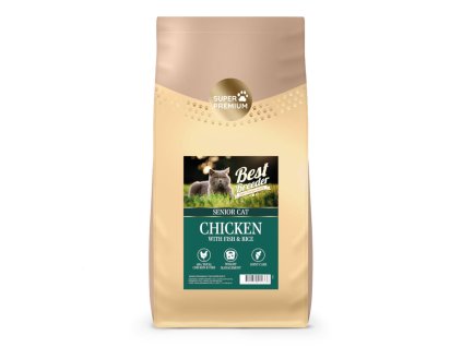 115849 best breeder senior cat light rich in chicken and rice 2 kg