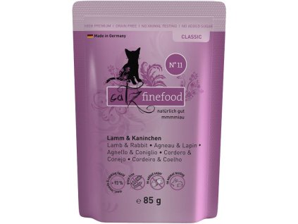 87873 catz finefood kapsicka no 11 s jehnecim a kralicim m 85g