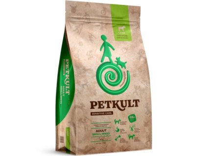 114769 petkult dog small adult lamb rice 12kg