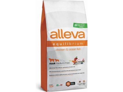 115234 alleva equilibrium dog dry adult chicken ocean fish 12 kg