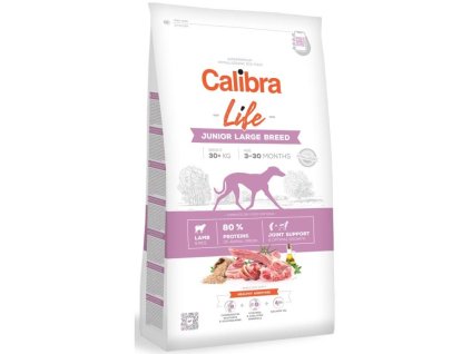 23844 1 calibra dog life junior large breed lamb 12kg
