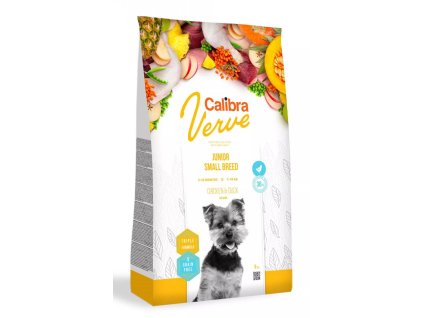 6129 1 109768 calibra dog verve gf junior small chicken duck 6kg