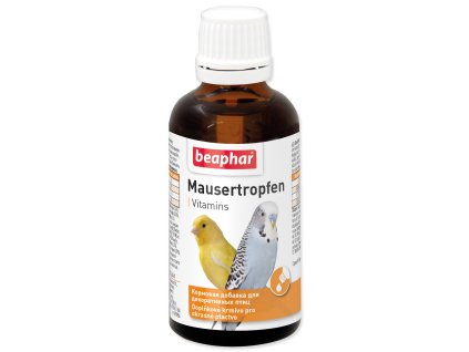 51129 1 kapky beaphar mausertropfen vitaminove 50 ml z kategorie chovatelske potreby pro ptaky a papousky vitaminy mineraly pro papousky vitaminy pro papousky