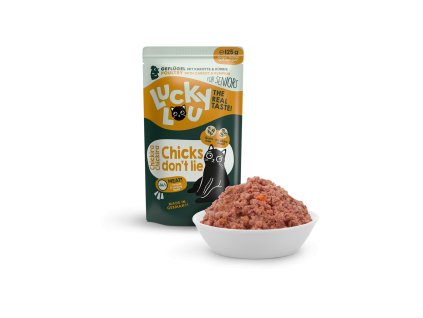 87654 lucky lou lifestage senior s drubezim masem 125g