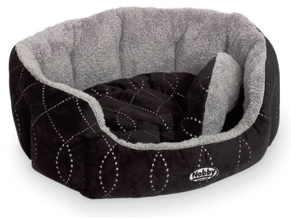 13950 2 nobby ceno pelisek cerny 55x50x21cm z kategorie chovatelske potreby a krmiva pro psy pelisky a dvirka pro psy pelechy a pohovky pro psy