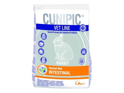 94747 cunipic vetline rabbit intestinal 1 4 kg