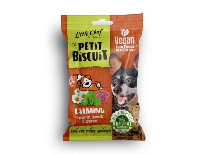 115318 little chef pettit biscuit grain free calming 100 g