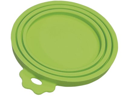 33531 4 nobby silikonove vicko na konzervy zelena 1 ks z kategorie chovatelske potreby a krmiva pro psy misky a davkovace pro psy vicka na konzervy pro psy