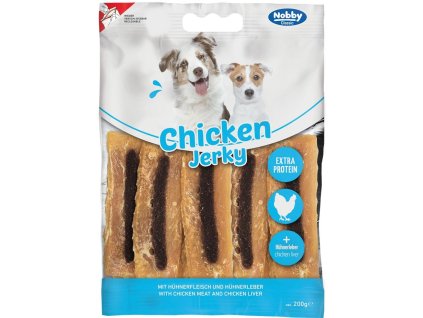 91666 nobby classic pamlsky kureci jerky s jatry 200g