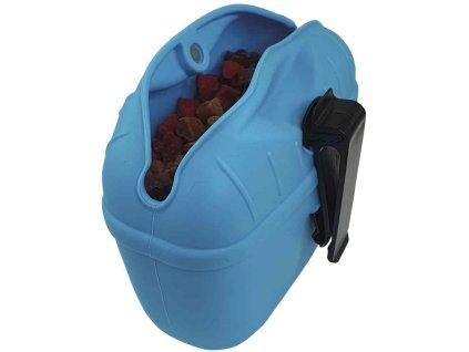 61913 3 nobby rio silikonovy pamlskovnik 12 5 x 10 5 cm modry z kategorie chovatelske potreby a krmiva pro psy doplnky pro vycvik a sport psu pamlskovniky tasky pro psy