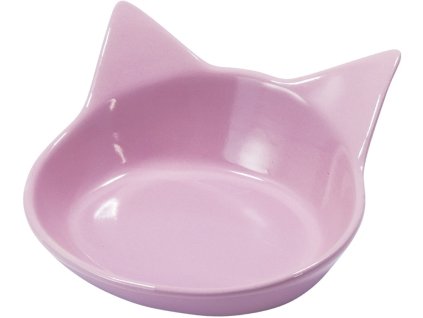93472 nobby keramicka miska neko tvar kocici hlavy 200ml ruzova