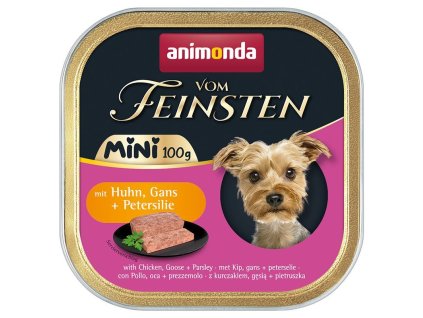 81333 1 animonda vom feinsten mini pastika kure kachna a petrzel pro psy 100g z kategorie chovatelske potreby a krmiva pro psy krmiva pro psy vanicky pastiky pro psy