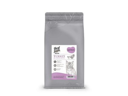 115897 best breeder deluxe cat turkey chicken kitten 5 kg