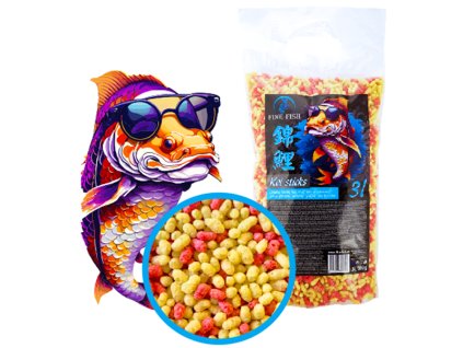 109198 14702 1 fine fish koi sticks duo mix 3l 360g taska