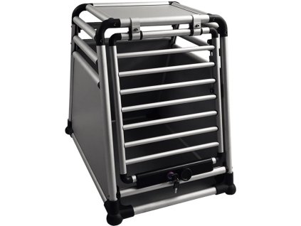 75819 nobby round hlinikovy autobox s 54 5 x 68 6 x 73 5 cm z kategorie chovatelske potreby a krmiva pro psy cestovani se psem klece pro psy