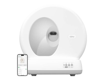 113860 intelligent self cleaning cat litterbox with camera ubpet c10 pro