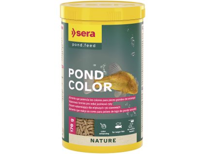 96847 sera pond color nature 1000ml vybarvovaci krmivo pro zlate a studenovodni ryby