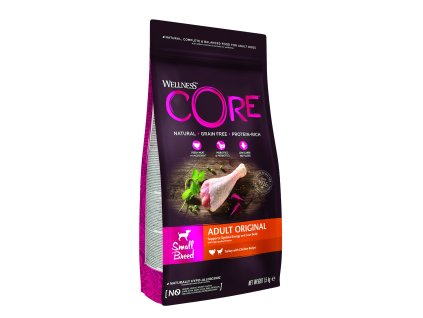 96502 wellness core dog original adult small kruta a kure 1 5kg