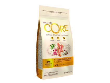 97222 wellness core cat original adult sterilised kruta a kure 1 75kg