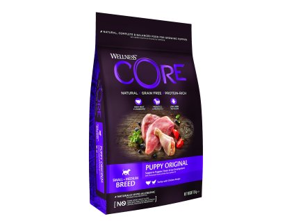 96520 wellness core dog original puppy small medium kruta a kure 10kg