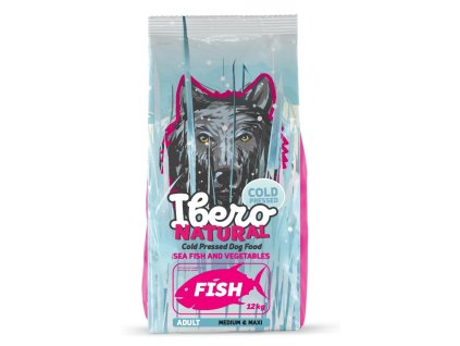115015 ibero cold press dog adult medium large fish 12kg