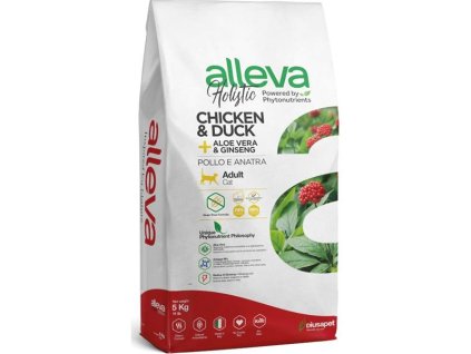 94270 alleva holistic cat dry adult chicken duck 5kg