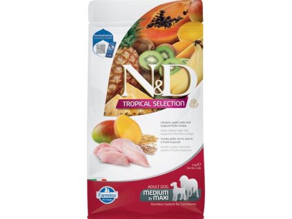 100768 n d tropical selection dog lg chicken adult medium maxi 2 kg
