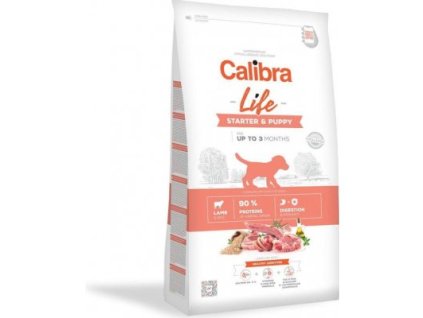 23847 calibra dog life starter puppy lamb 2 5kg