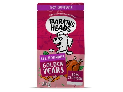 84295 barking heads all hounder golden years chicken 2kg
