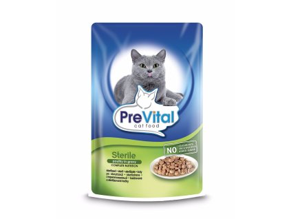 86032 prevital cat kapsicka sterile drubezi v omacce 100g