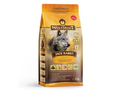 102121 wolfsblut dog adult jack rabbit 2kg