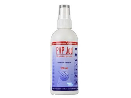 42738 1 pvp jod spray 100ml z kategorie chovatelske potreby a krmiva pro psy vitaminy a leciva pro psy imunita hojeni ran u psu