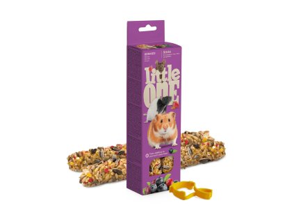 97768 little one tycinky pro hlodavce s bobulovinami 2x60g