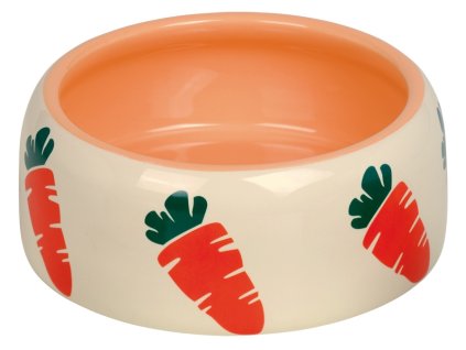 20610 1 nobby carrot keramicka miska pro hlodavce 500ml z kategorie chovatelske potreby a krmiva pro hlodavce a mala zvirata misky napajecky misky
