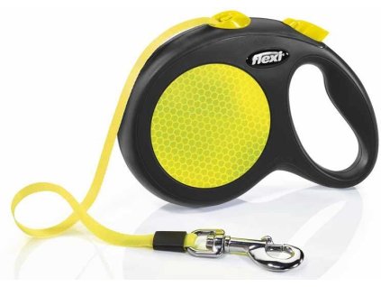 25350 1 flexi neon l paskove voditko 5m 50kg z kategorie chovatelske potreby a krmiva pro psy obojky voditka a postroje pro psy voditka pro psy samonavijeci voditka pro psy