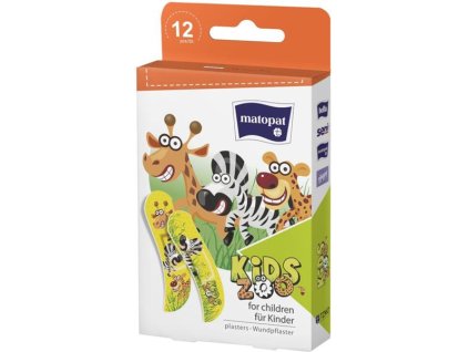 100741 matopat naplasti pro deti kids zoo 12 ks