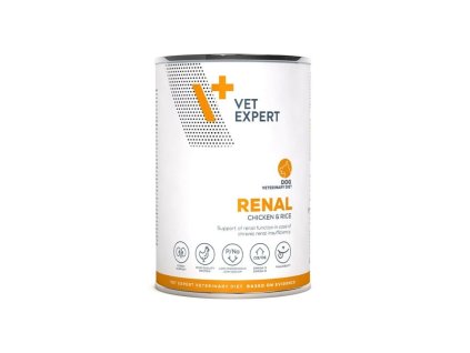 108631 2411 vet expert renal dog 400g mokra konzerva