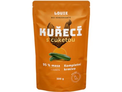95662 louie kaps pro psy kureci s cuketou 300g