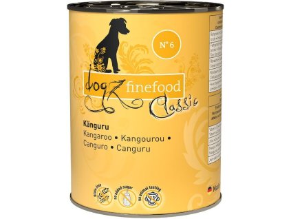 86388 konzerva dogz finefood no 6 s klokanim masem 400 g