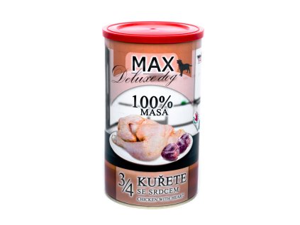 101524 max deluxe dog 3 4 kurete se srdcem 1200g