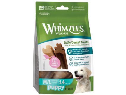 97558 whimzees puppy stix m l 210g
