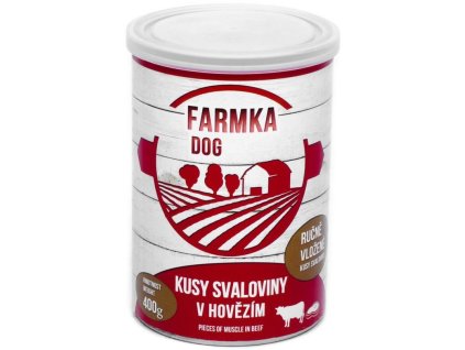 17484 farmka dog se svalovinou 400g