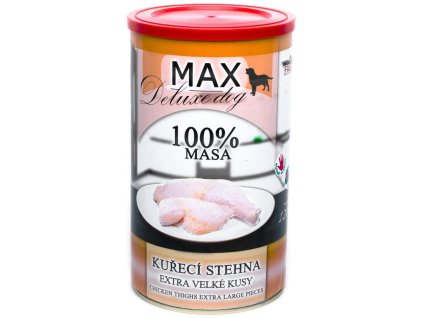 90612 konzerva pro psy max kureci stehna 1200g