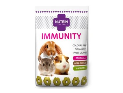 22833 nutrin vital snack immunity 100g z kategorie chovatelske potreby a krmiva pro hlodavce a mala zvirata pamlsky pro hlodavce