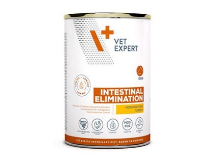 112469 vetexpert vd 4t intestinal elim low fat dog konz 400g
