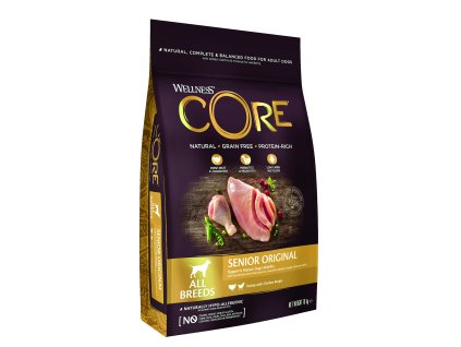 96940 wellness core dog original senior all breeds kruta a kure 10kg