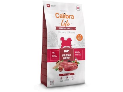 57378 calibra dog life senior small fresh beef 1 5kg