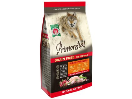 78849 primordial gf adult mini quail duck 2kg