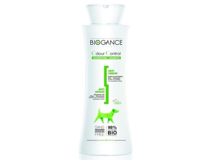 77448 1 biogance sampon odour control 250 ml z kategorie chovatelske potreby a krmiva pro psy hygiena a kosmetika psa sampony a spreje pro psy