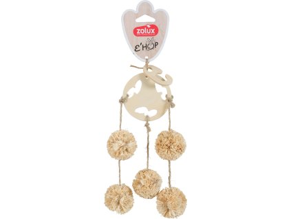 93994 1 hracka hlodavec ehop zaves s peti bambulemi zolux